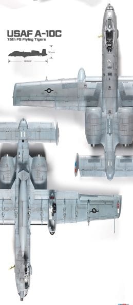 Zdjęcie dodatkowe produktu A-10C Thunderbolt II 75th FS Flying Tigers 1:48 Academy 12348