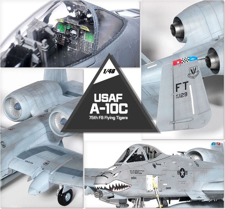 Zdjęcie dodatkowe produktu A-10C Thunderbolt II 75th FS Flying Tigers 1:48 Academy 12348