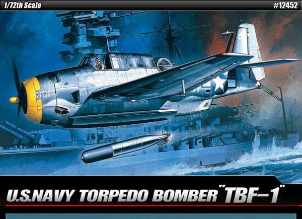 Zdjęcie główne produktu TBF-1 Avenger US Navy Torpedo Bomber 1:72 Academy 12452