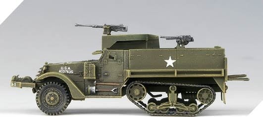 Zdjęcie dodatkowe produktu M3 Half Track plus amfibia plus motocykl 1:72 Academy 13408