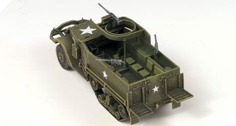 Zdjęcie dodatkowe produktu M3 Half Track plus amfibia plus motocykl 1:72 Academy 13408