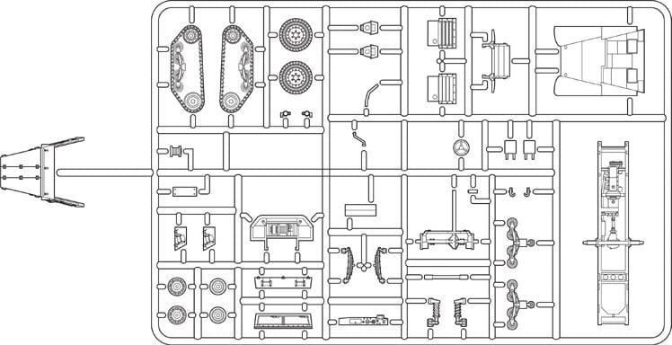Zdjęcie dodatkowe produktu M3 Half Track plus amfibia plus motocykl 1:72 Academy 13408