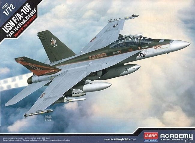 Zdjęcie główne produktu USN F/A-18F VFA-154 Black Knights 1:72 Academy 12577