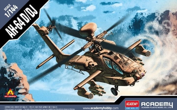 Zdjęcie główne produktu AH-64D/DJ Apache 1:144 Academy 12625