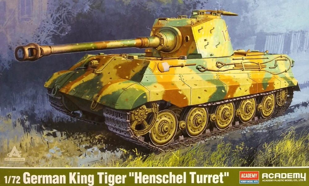 Zdjęcie główne produktu German King Tiger (Henschel Turret) 1:72 Academy 13423
