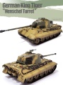 Zdjęcie dodatkowe produktu German King Tiger (Henschel Turret) 1:72 Academy 13423
