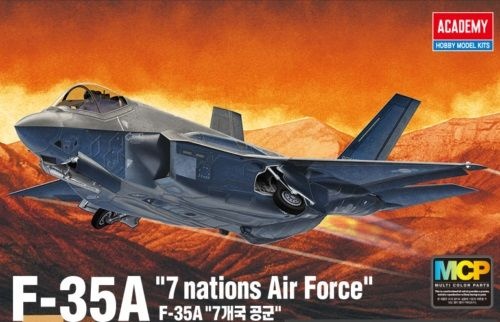 F-35A (7 nations Air Force) 1:72 Academy 12561