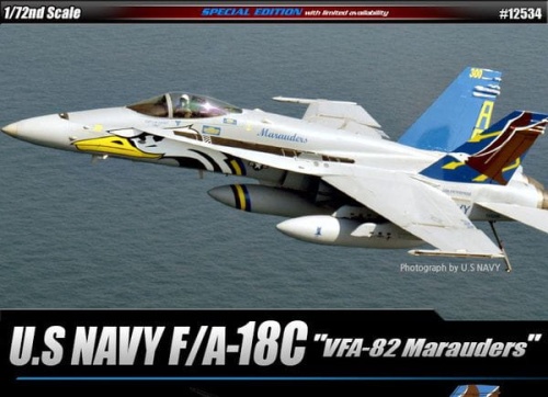 US Navy F/A-18C VFA-82 Marauders Special Edition 1:72 Academy 12534