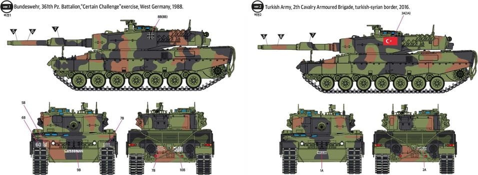 Zdjęcie dodatkowe produktu Leopard 2A4 1:72 Academy 13428