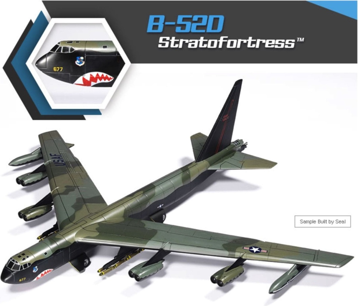 Zdjęcie dodatkowe produktu B-52D Stratofortress 1:144 Academy 12632