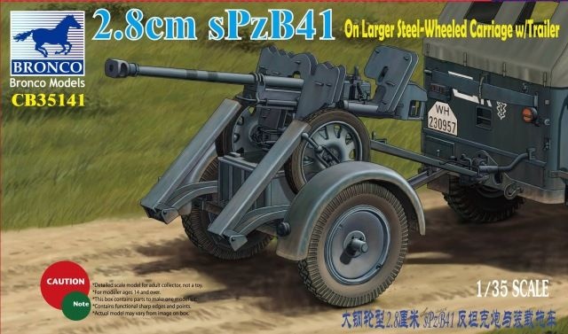 Zdjęcie główne produktu 2.8cm sPzB41 1:35 Bronco CB35141