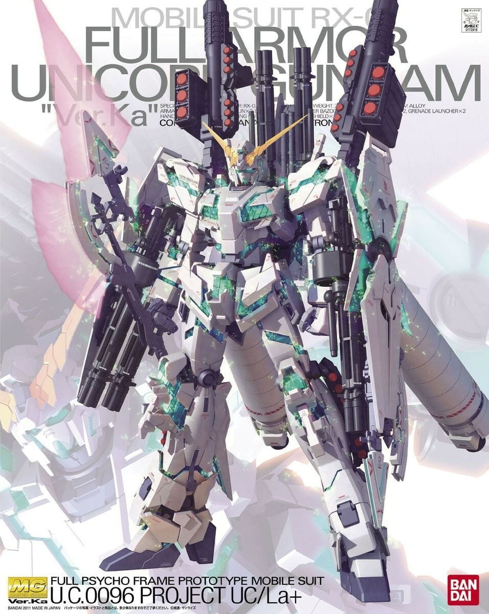 Zdjęcie główne produktu Gunpla RX-0 Unicorn Gundam (Ver. Ka) MG 1:100