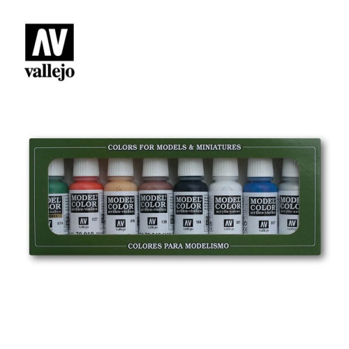 Vallejo 70103 Wargames Basics Model Color Set Zestaw 8 farb 17ml