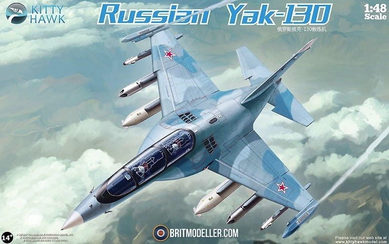 Zdjęcie główne produktu Russian Yak-130 1:48 Kittyhawk 80157