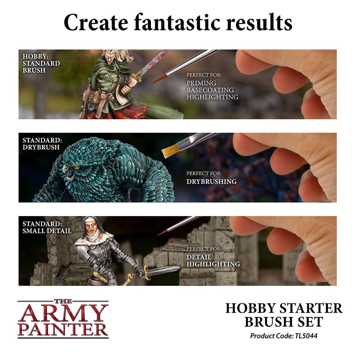 Zdjęcie dodatkowe produktu Zestaw pędzli startowy The Army Painter