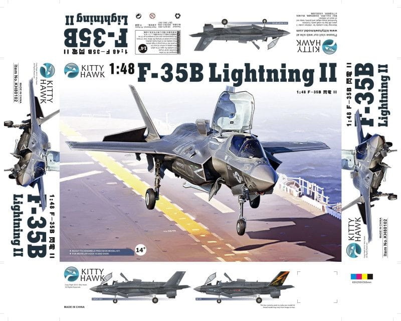 Zdjęcie dodatkowe produktu F-35B Lightning II 1:48 Kittyhawk 80102