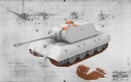 Zdjęcie dodatkowe produktu E-100 w/Maus turret 1:35 Amusing Hobby 35A046