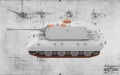 Zdjęcie dodatkowe produktu E-100 w/Maus turret 1:35 Amusing Hobby 35A046