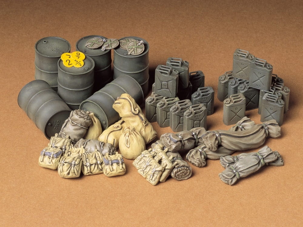 Zdjęcie dodatkowe produktu Zestaw akcesoriów do pojazdów alianckich 1:35 Tamiya 35229