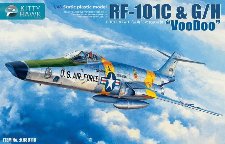 Zdjęcie główne produktu RF-101C G/H Voodoo 1:48 Kittyhawk 80116