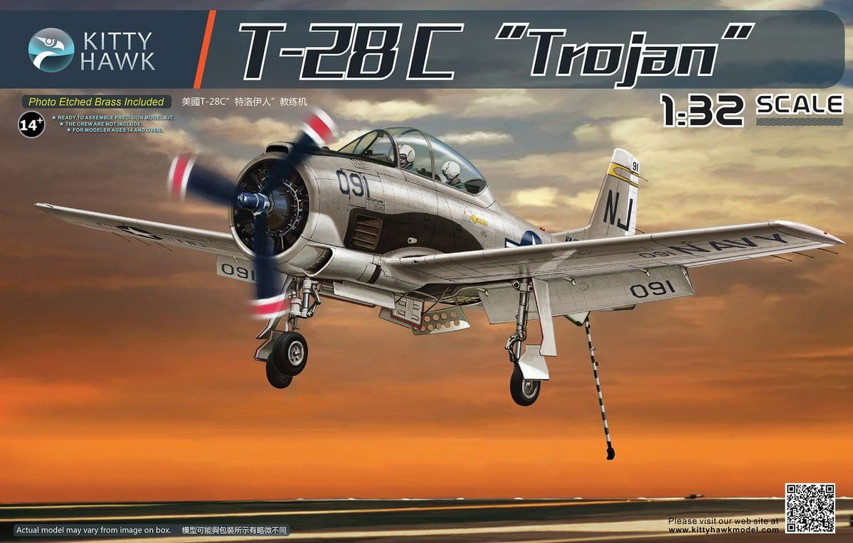 Zdjęcie główne produktu T-28C Trojan 1:32 Kittyhawk 32015