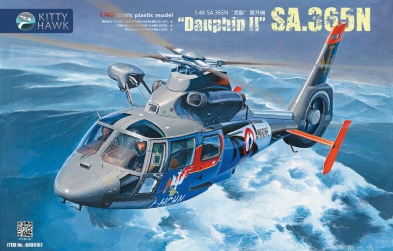 Zdjęcie główne produktu SA.365N Dauphin II 1:48 Kittyhawk 80107