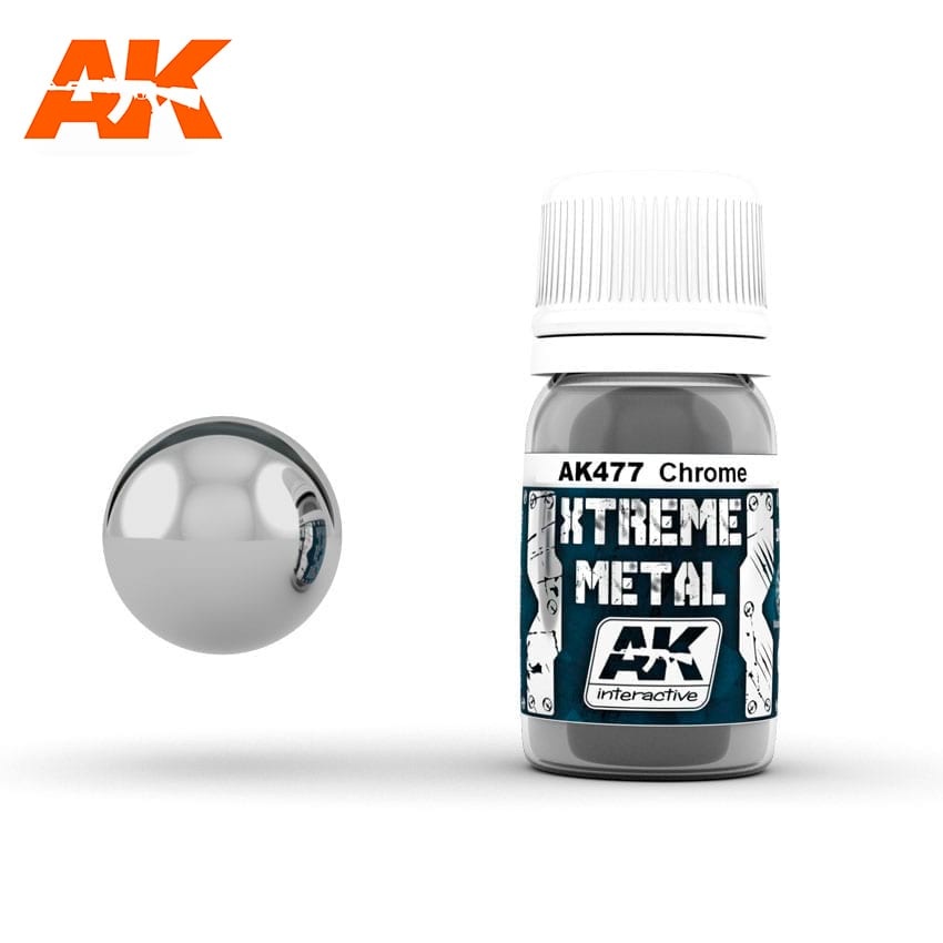 Zdjęcie główne produktu AK Interactive AK-477 Xtreme Metal Chrome 30ml