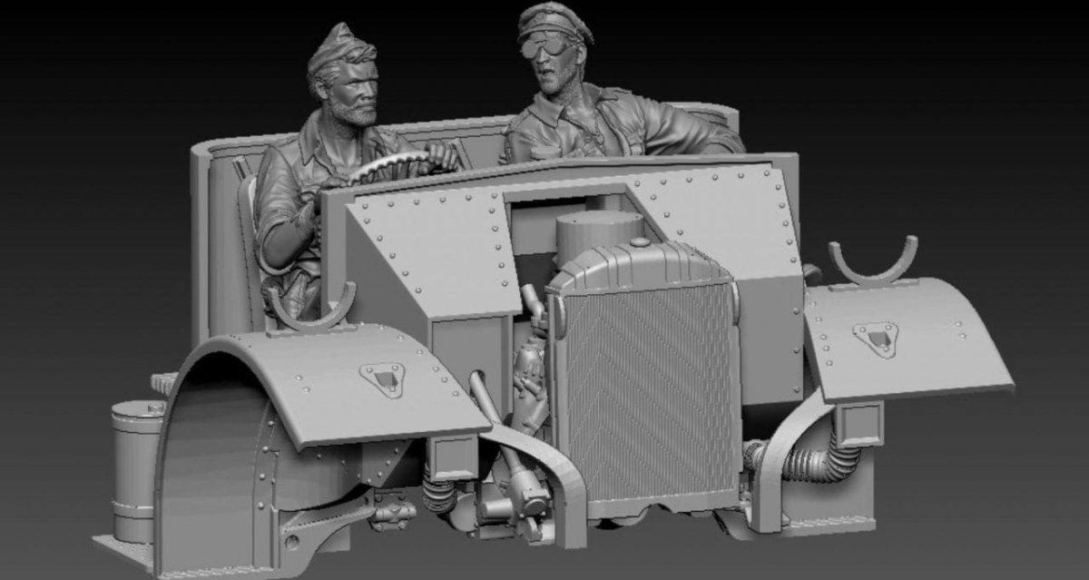 Zdjęcie dodatkowe produktu LRDG F30 Patrol Truck, CMP In LRDG Service 1:35 Thunder Models 35305