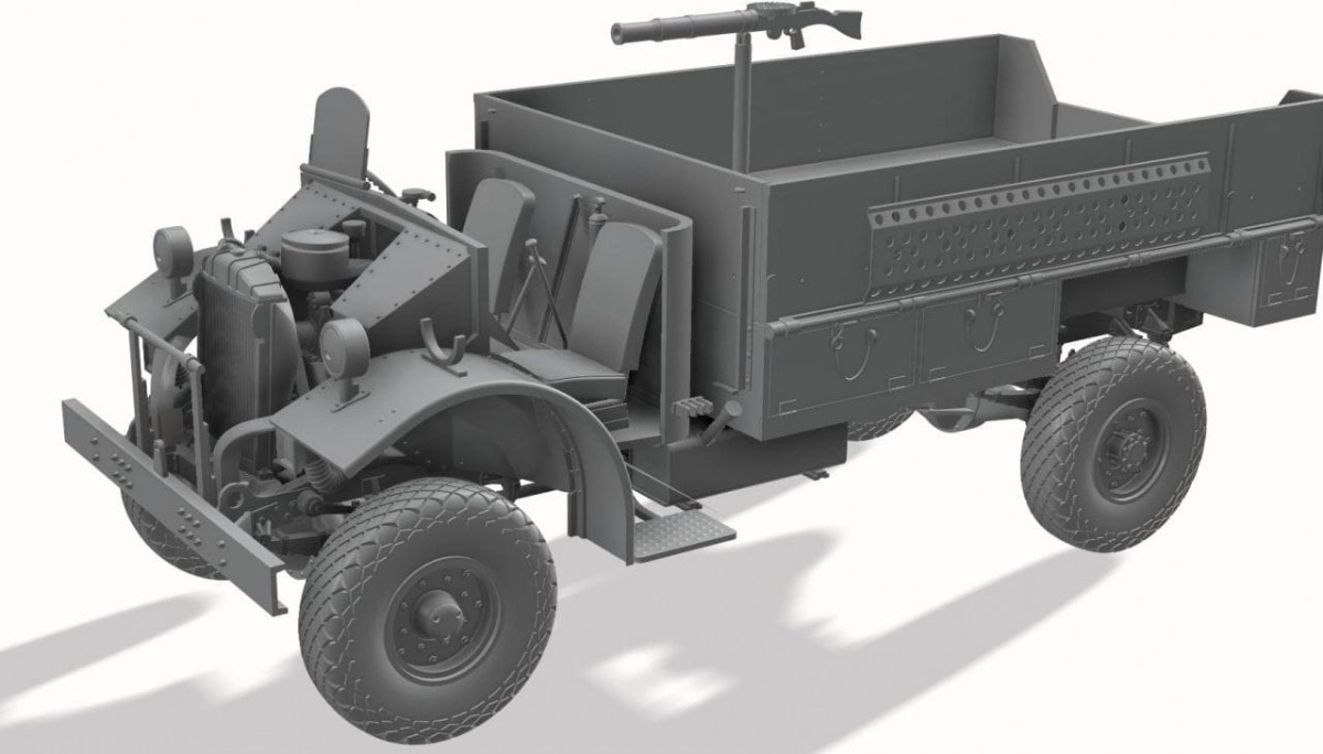 Zdjęcie dodatkowe produktu LRDG F30 Patrol Truck CMP In LRDG Service 1:35 Thunder Models 35304