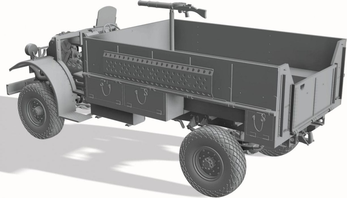 Zdjęcie dodatkowe produktu LRDG F30 Patrol Truck CMP In LRDG Service 1:35 Thunder Models 35304