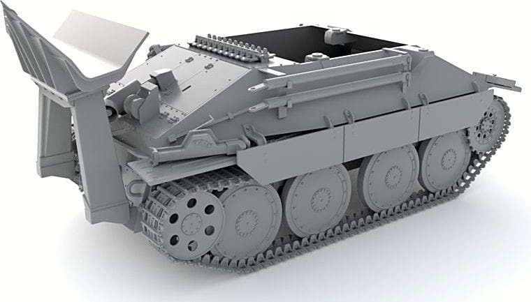 Zdjęcie dodatkowe produktu Bergehetzer Late 1:35 Thunder Models 35101