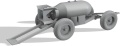 Zdjęcie dodatkowe produktu US Army Bomb Trailer Mark 2 (2 Kits In The Box) 1:32 Thunder Models 32002
