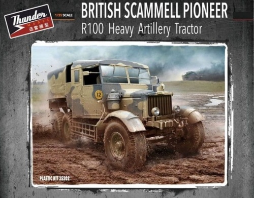 British Scammell Pioneer R100 artillery tractor 1:35 Thunder Models 35202