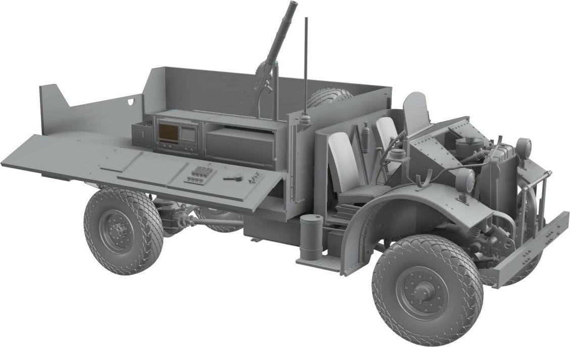 Zdjęcie dodatkowe produktu LRDG F30 Wireless Truck CMP in LRDG Service 1:35 Thunder Models 35309