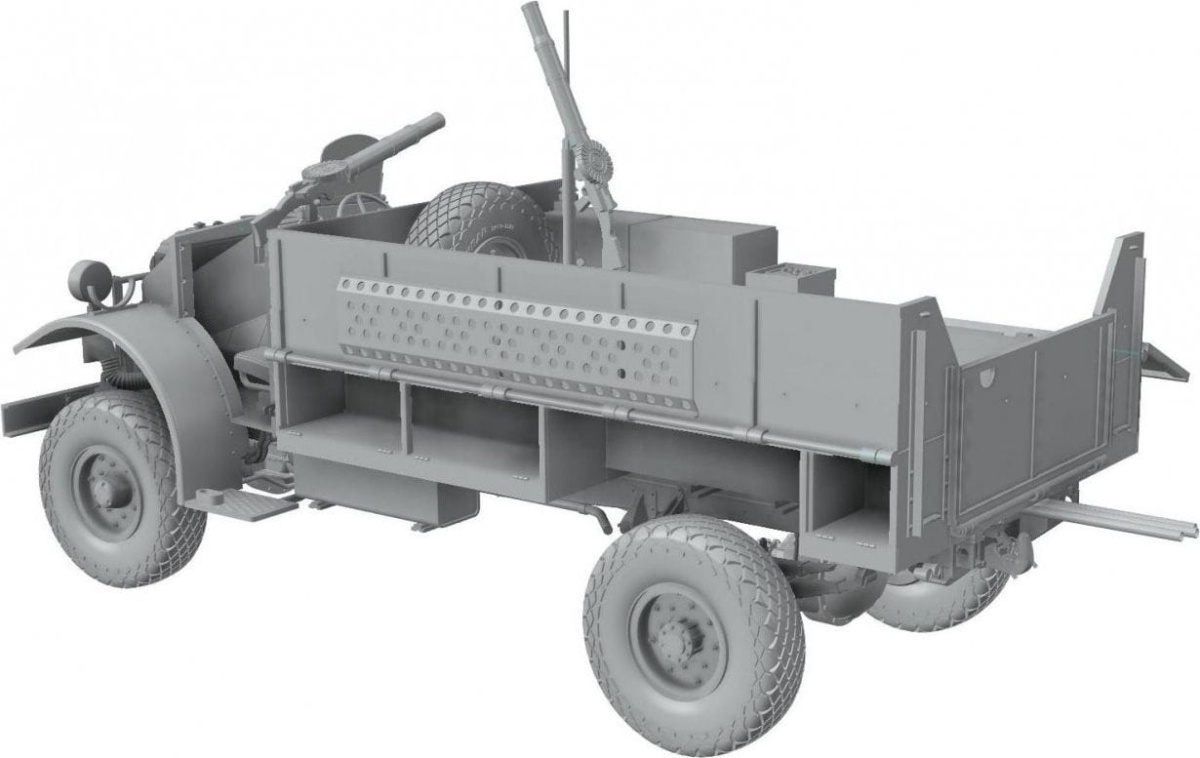 Zdjęcie dodatkowe produktu LRDG F30 Wireless Truck CMP in LRDG Service 1:35 Thunder Models 35309