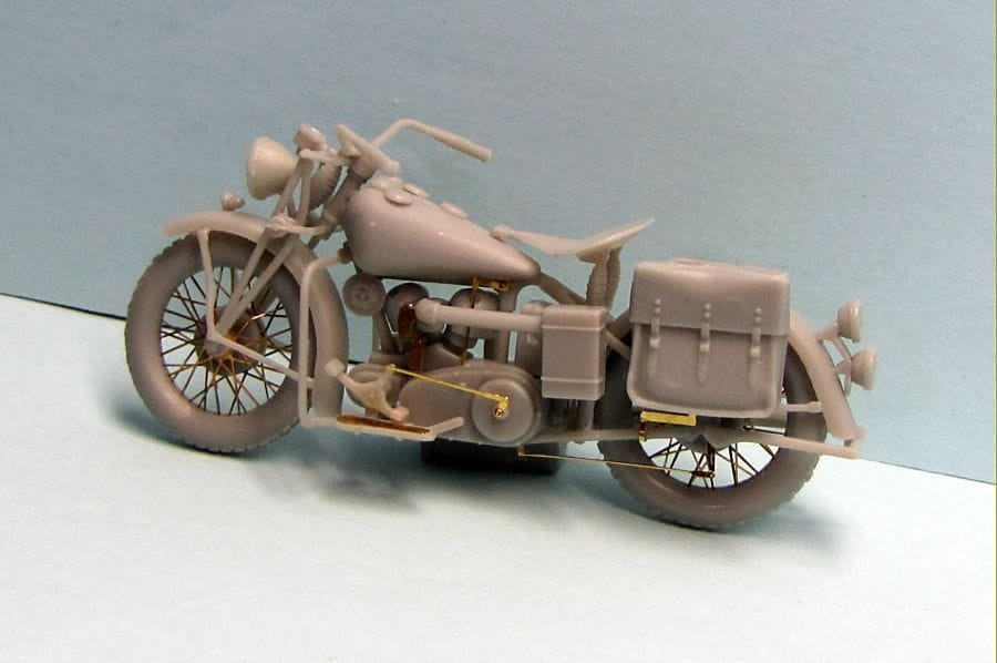 Zdjęcie dodatkowe produktu US Military Motorcycle Indian 741B 1:35 Thunder Models 35003