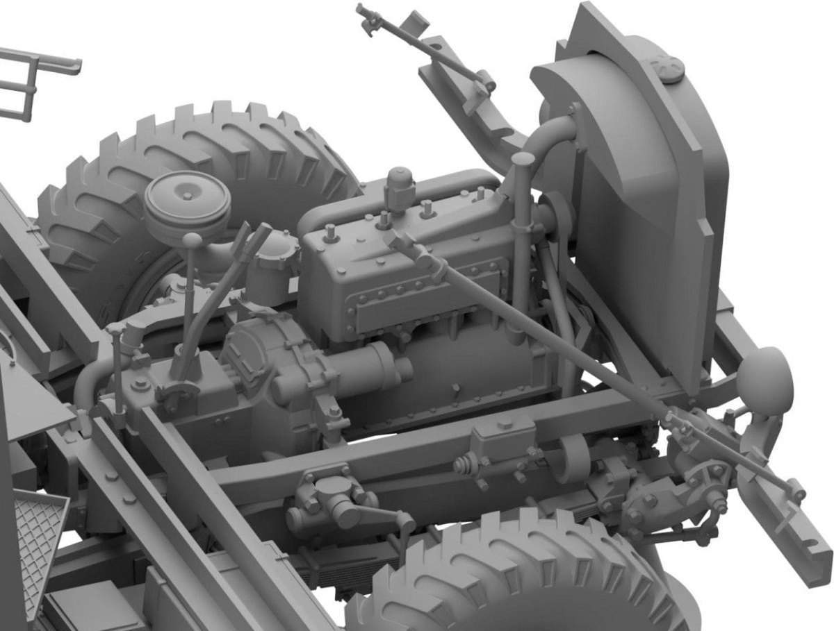 Zdjęcie dodatkowe produktu Morris Bofors C9/B Early The Iconic British WWII Gun Truck 1:35 Thunder Models 35210