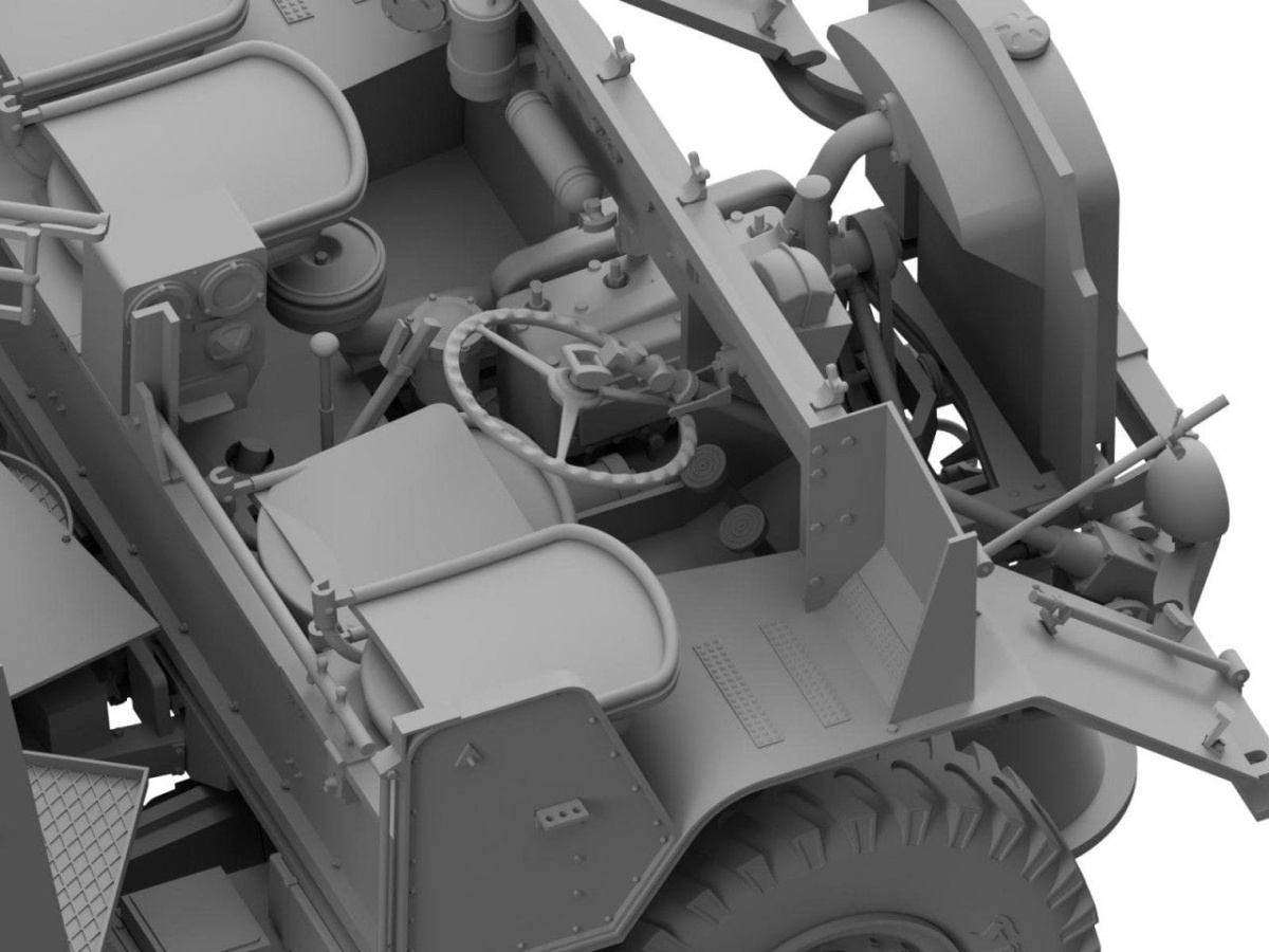 Zdjęcie dodatkowe produktu Morris Bofors C9/B Early The Iconic British WWII Gun Truck 1:35 Thunder Models 35210