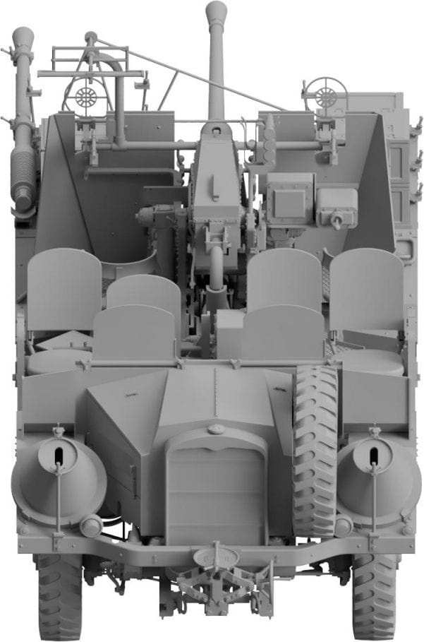 Zdjęcie dodatkowe produktu Morris Bofors C9/B Early The Iconic British WWII Gun Truck 1:35 Thunder Models 35210