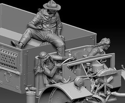Zdjęcie dodatkowe produktu LRDG Crew 2 1:35 Thunder Models F35003