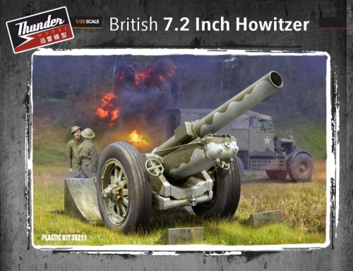 Brytyjska Haubica 7,2 Cala 1:35 Thunder Models 35211