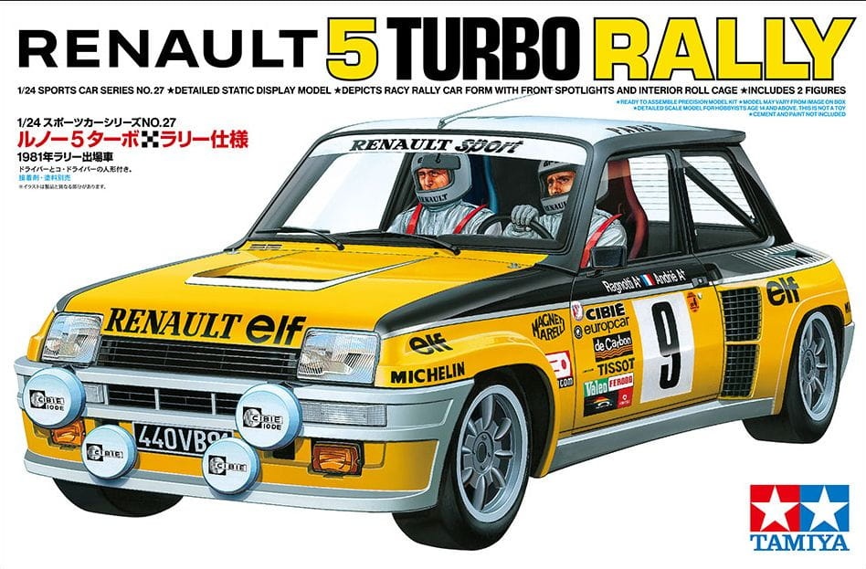 Zdjęcie główne produktu Renault 5 Turbo Rally 1:24 Tamiya 24027