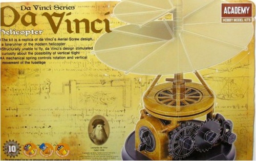 Helikopter (śruba powietrzna) Leonarda da Vinci (14+) Academy 18159