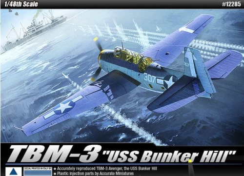 TBM-3 USS Bunker Hill 1:48 Academy 12285