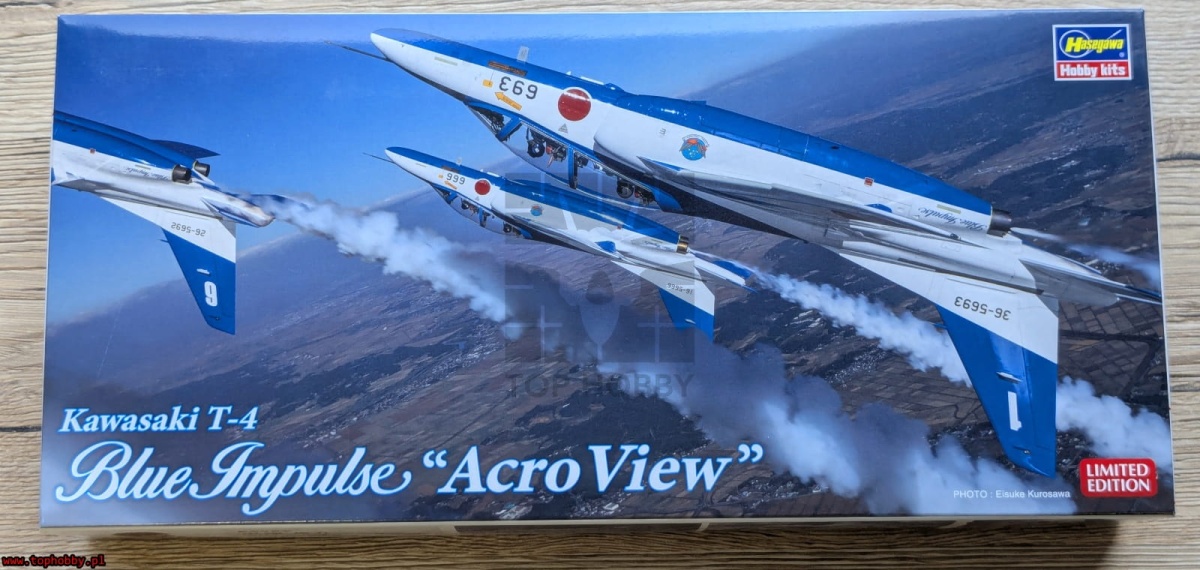 Zdjęcie dodatkowe produktu Kawasaki T-4 Blue Impulse Acro View 1:72 Hasegawa SP593