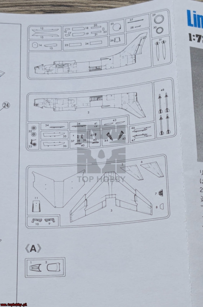 Zdjęcie dodatkowe produktu F-8E Crusader 1:72 Hasegawa C9