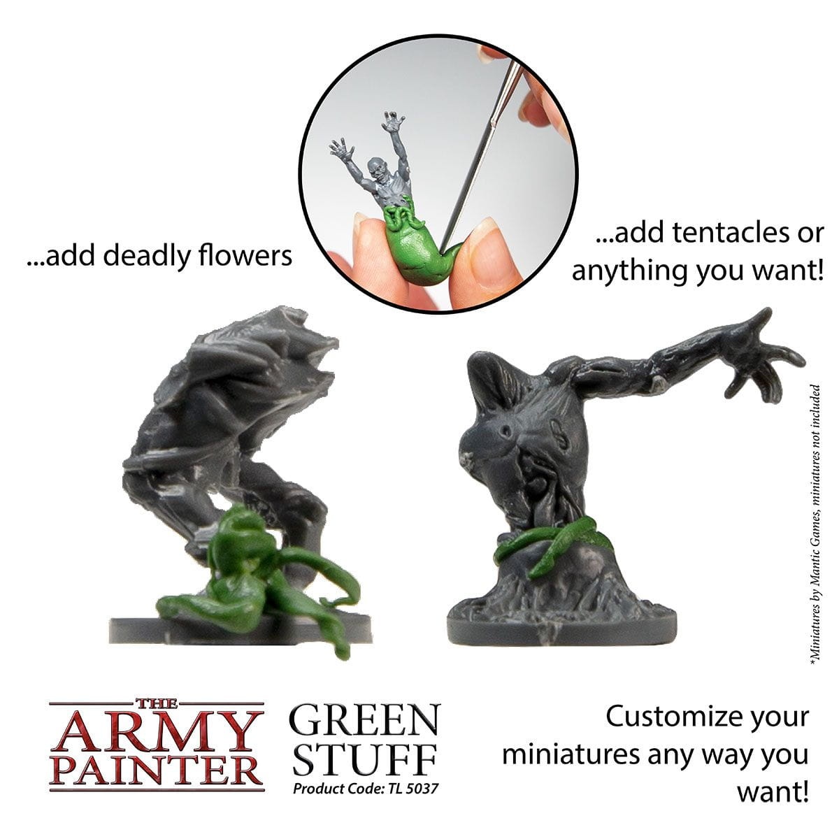 Zdjęcie dodatkowe produktu Masa dwuskładnikowa Green Stuff The Army Painter