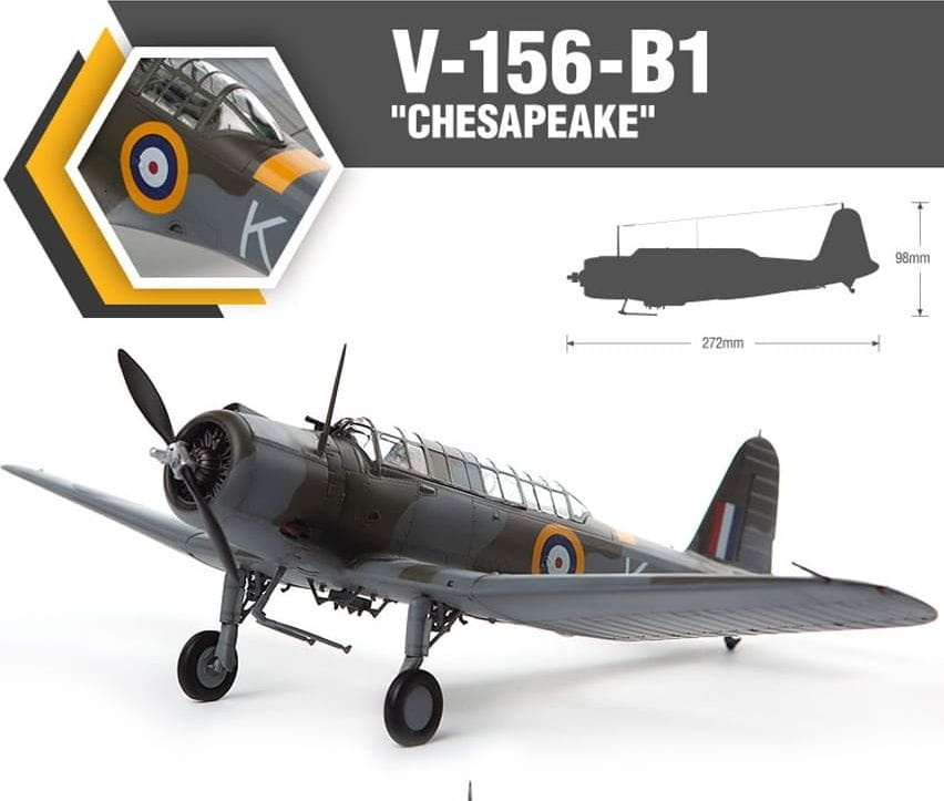 Zdjęcie dodatkowe produktu V-156-B1 Chesapeake 1:48 Academy 12330