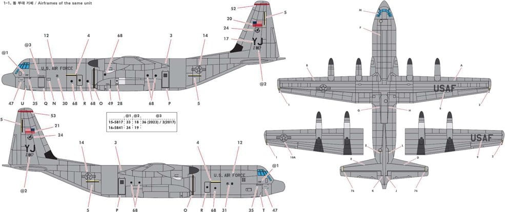Zdjęcie dodatkowe produktu Lockheed C-130J-30 Super Hercules 1:144 Academy 12631