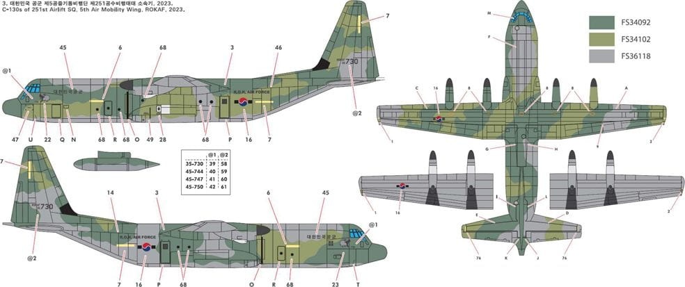 Zdjęcie dodatkowe produktu Lockheed C-130J-30 Super Hercules 1:144 Academy 12631